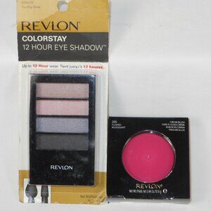 New Revlon eye shadow palette & cream blush.
